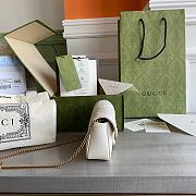 Gucci Marmont Nano White Size 16.5 x 10 x 5 cm - 5