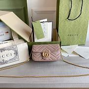 Gucci Marmont Nano Pink Size 16.5 x 10 x 5 cm - 1