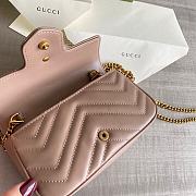 Gucci Marmont Nano Pink Size 16.5 x 10 x 5 cm - 3