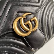 Gucci GG Marmont Shoulder Black Size 25 x 19 x 8 cm - 2