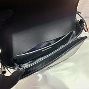Prada Shoulder Black Bag 1BD308 Size 21 x 15 x 6 cm - 3