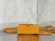 Balenciaga Hourglass Yellow Bag Small Size 19 x 8 x 21 cm - 6