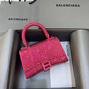 Balenciaga Hourglass Bling Pink Size 23 x 10 x 14 cm - 1