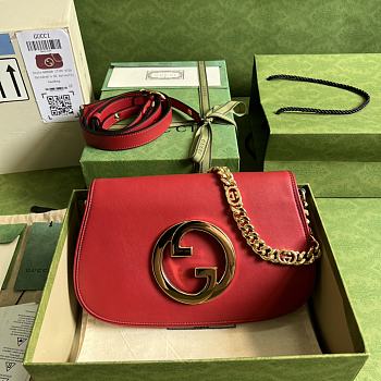 Gucci Chain Bag Red Size 28 x 16 x 4 cm
