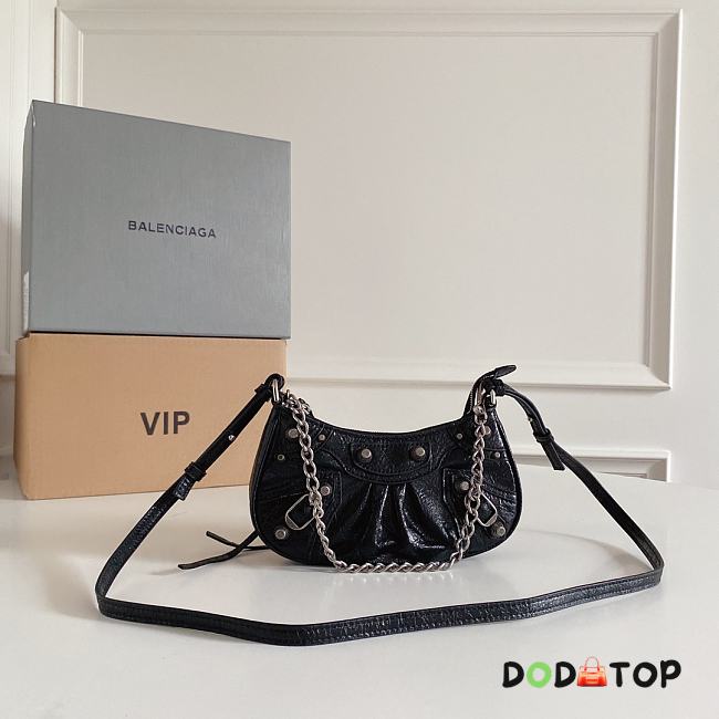 Balenciaga Shoulder Bag Black Size 20 x 11 x 4 cm - 1