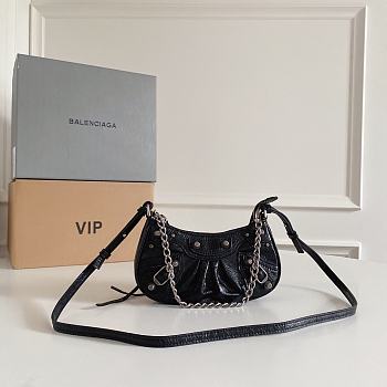 Balenciaga Shoulder Bag Black Size 20 x 11 x 4 cm
