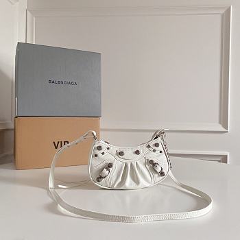 Balenciaga Shoulder Bag White Size 20 x 11 x 4 cm