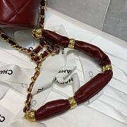 Chanel Cl Clutch With Chain Red Size 12 x 11 x 7 cm - 3