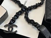 Chanel Cl Belt Flap Card Holder Black Size 10.3 x 11 x 3.2 cm - 3