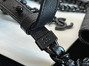 Chanel Cl Belt Flap Card Holder Black Size 10.3 x 11 x 3.2 cm - 5
