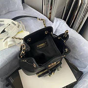 Chanel CL Drawstring Bag Black Size 21 x 19 x 8 cm - 2