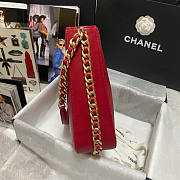 Chanel CL Hippie Red Bag Size 24 x 25 x 8.5 cm - 5
