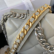 Chanel 16 Flap Bag Grey Size 20 x 30 x 10 cm - 4