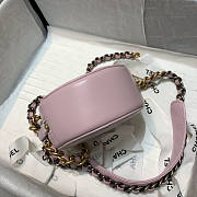 Chanel CL 19 Clutch With Chain Pink Size 12 x 12 x 4.5 cm - 4