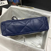 Chanel 19 Blue Flap Bag Size 20 x 30 x 10 cm - 2