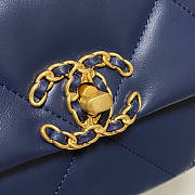 Chanel 19 Blue Flap Bag Size 16 x 26 x 9 cm - 2