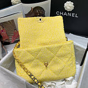 Chanel 19 Yellow Flap Bag Size 20 x 30 x 10 cm - 3