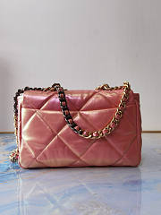 Chanel CL 19 Large Flap Pink Bag Size 20 x 30 x 10 cm - 3