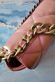 Chanel CL 19 Large Flap Pink Bag Size 20 x 30 x 10 cm - 5