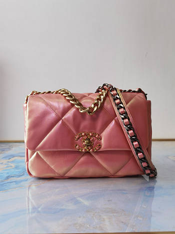 Chanel CL 19 Flap Pink Bag Size 16 x 26 x 9 cm
