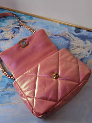 Chanel CL 19 Flap Pink Bag Size 16 x 26 x 9 cm - 3