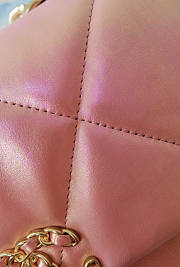 Chanel CL 19 Flap Pink Bag Size 16 x 26 x 9 cm - 6