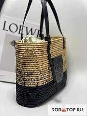 Loewe Woven Straw Basket Bag Size 30 x 21 x 11 cm - 6