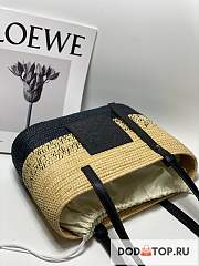 Loewe Woven Straw Basket Bag Size 30 x 21 x 11 cm - 3