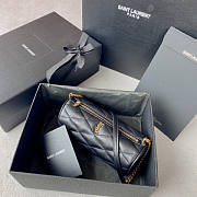 YSL Sade Mini Tube Black Bag Size 20 x 10 x 10 cm - 1