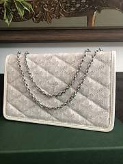 Goyard White Chain Bag Size 24 x 5 x 15 cm - 5