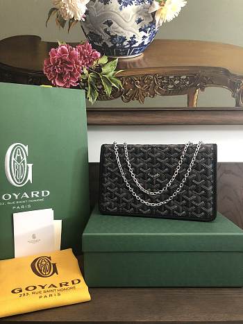 Goyard Black Chain Bag Size 24 x 5 x 15 cm