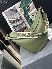 Loewe Half Moon Hobo Green Bag 26 Size 34 x 9 x 27 cm - 2