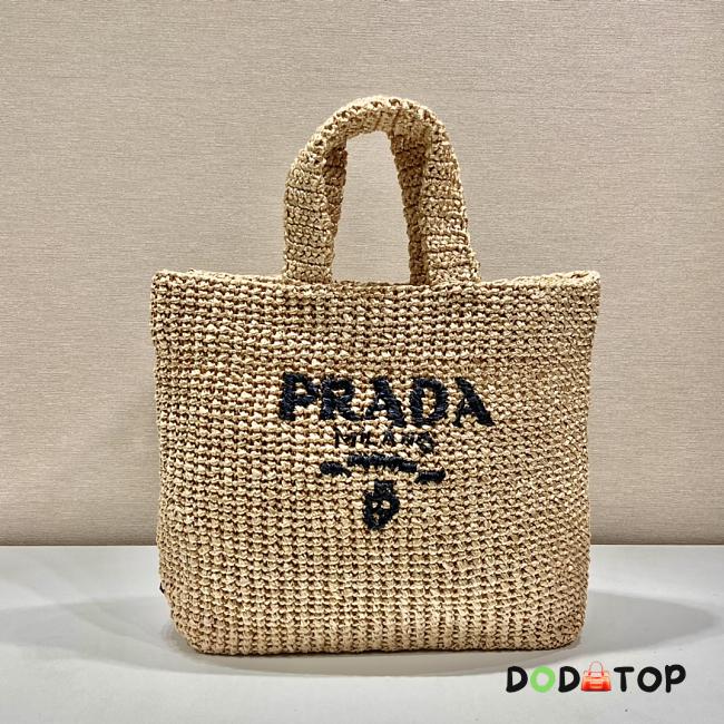 Prada Raffia Tote Bag Size 40 x 34 x 16 cm - 1