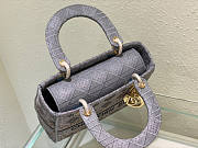 Dior Lady D-Lite Bag Size 24 x 20 x 11 cm - 3