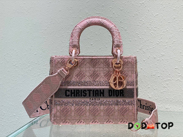Dior Lady D-Lite Bag 01 Size 24 x 20 x 11 cm - 1