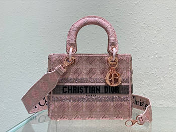 Dior Lady D-Lite Bag 01 Size 24 x 20 x 11 cm