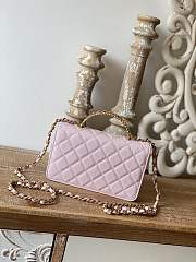 Chanel Handle Pink Bag Size 19 cm - 3