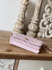 Chanel Handle Pink Bag Size 19 cm - 4