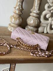 Chanel Handle Pink Bag Size 19 cm - 5