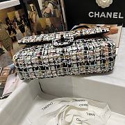Chanel CF Woolen Chain Bag Size 25 cm - 2