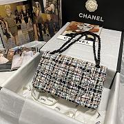 Chanel CF Woolen Chain Bag Size 25 cm - 3