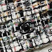 Chanel CF Woolen Chain Bag Size 25 cm - 5