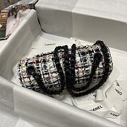 Chanel CF Woolen Chain Bag Size 20 cm - 3