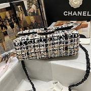 Chanel CF Woolen Chain Bag Size 20 cm - 4