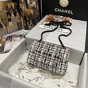 Chanel CF Woolen Chain Bag Size 20 cm - 6