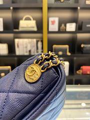 Chanel Flap Bag Blue Size 21 x 14 x 6.5 cm - 5