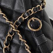 Chanel Black Backpack Size 25.5 x 16.5 x 15.5 cm - 5