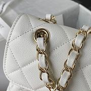 Chanel White Backpack Size 25.5 x 16.5 x 15.5 cm - 4