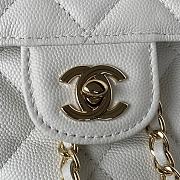 Chanel White Backpack Size 25.5 x 16.5 x 15.5 cm - 6