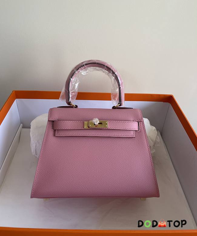 Hermes Kelly Epsom Pink Size 20 cm - 1